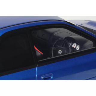 SUBARU IMPREZA WRX TYPE R STI VER. V LIMITED SONIC BLUE 1999 OttO mobile 1:18 Resinemodell (Türen, Motorhaube... nicht zu öffnen!)